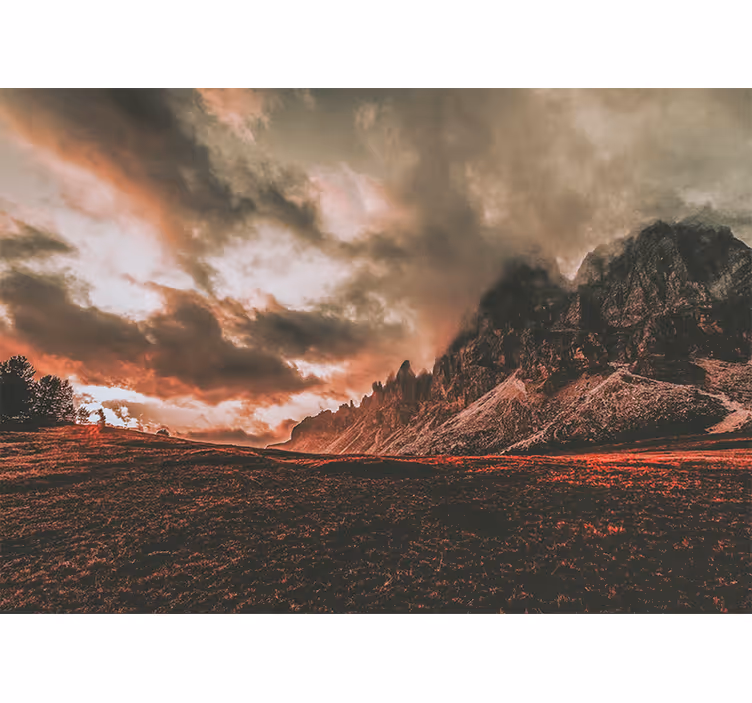 Fotomurais de paisagens cenas dramáticas de montanha - TenStickers