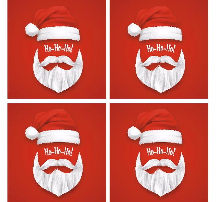Bases para copos de natal Ho - TenStickers