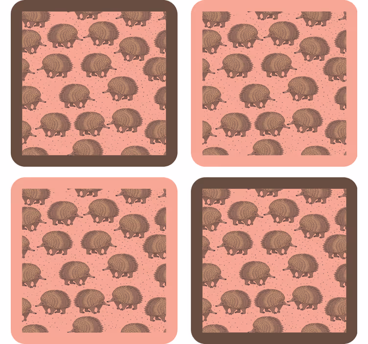 Bases para copos com superfície de ouriço - TenStickers