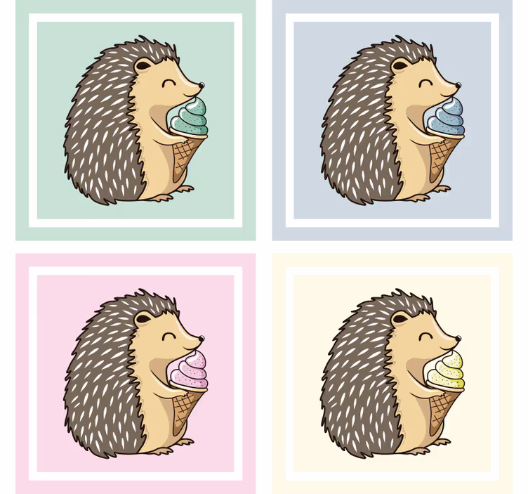 Delicioso copo-copo de porco-espinho - TenStickers