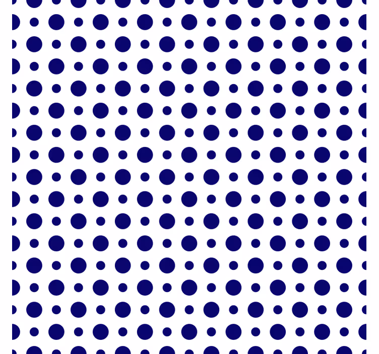 Bases para copos de estampa de poá marcante - TenStickers