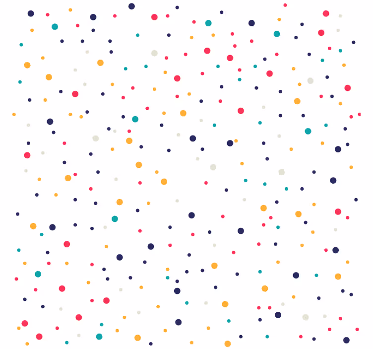 Bases para copos de texturas Beas coloridas - TenStickers
