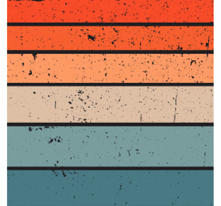 Bases para copos de texturas Linhas e cores vintage - TenStickers