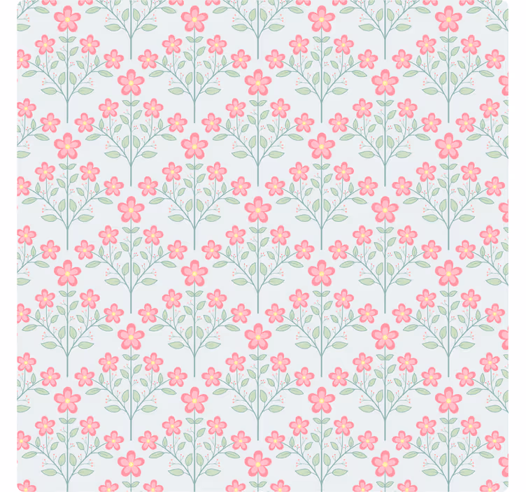 Bases para copos de azulejos Minúsculo floral - TenStickers