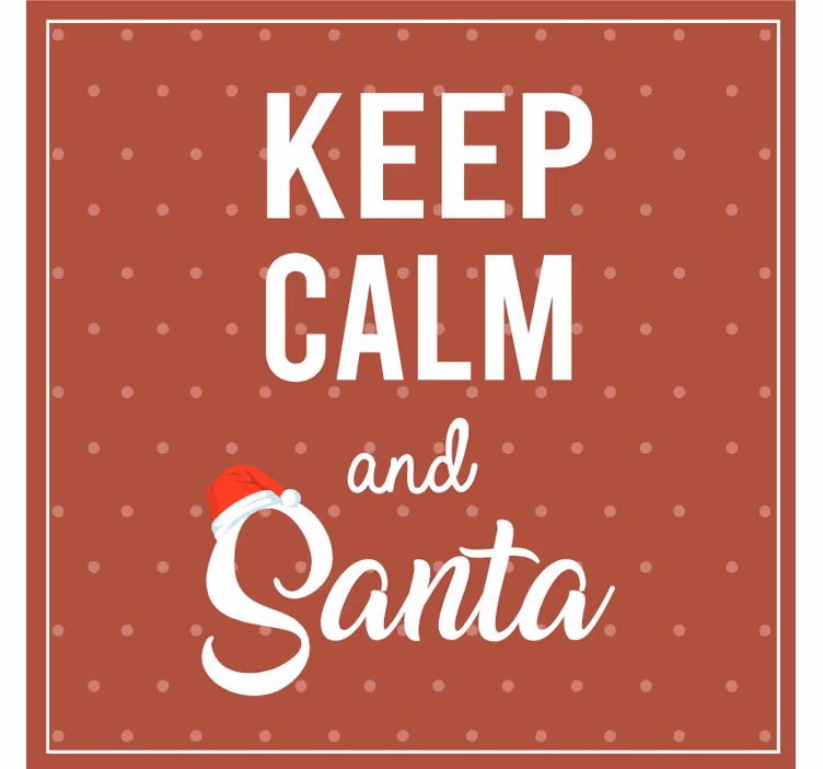 Bases para copos de natal com design de citações festivas - TenStickers
