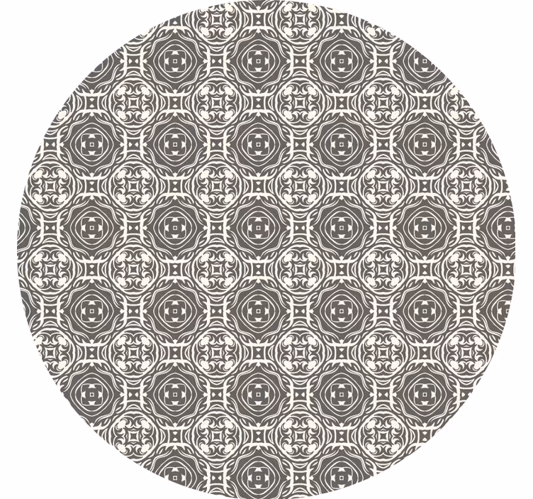Bases para copos de superfície com padrão circular - TenStickers