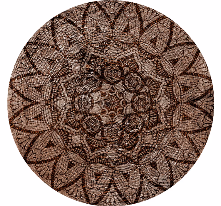 Bases para copos de padrão de renda intricada - TenStickers