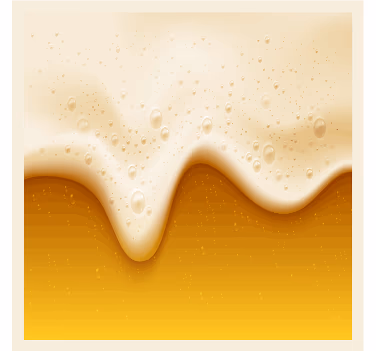 Bases para copos de cerveja Bolhas e espuma - TenStickers