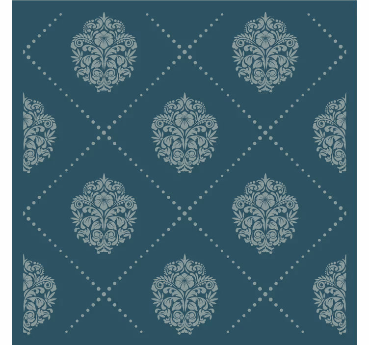 Bases para copos de motivo floral elegante - TenStickers