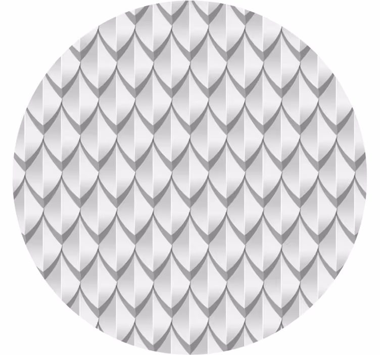 Bases para copos de texturas Padrão de escamas circulares de drag - TenStickers