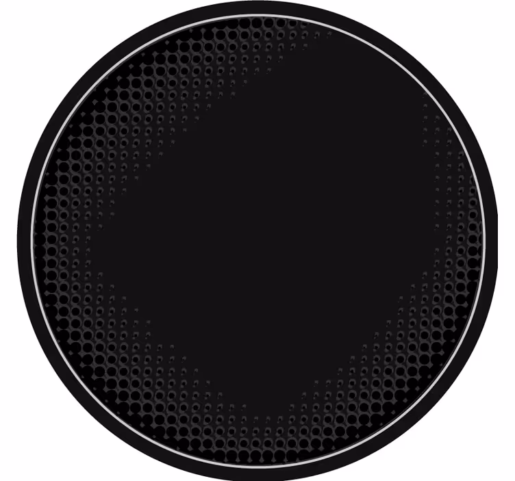 Bases para copos vintage Preto com moldura - TenStickers