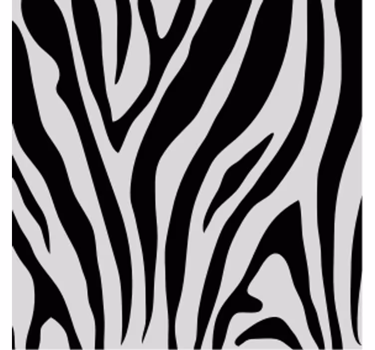 Bases para copos de padrão listrado de zebra - TenStickers