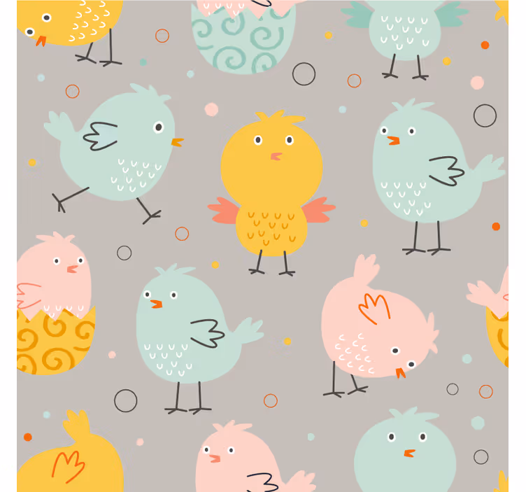 Bases para copos pássaros coloridos e divertidos - TenStickers