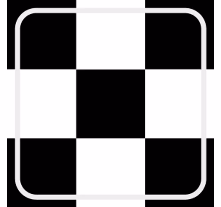 Bases para copos de padrão quadriculado - TenStickers