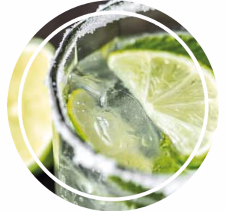 Bases para copos personalizáveis refrescantes de limão - TenStickers
