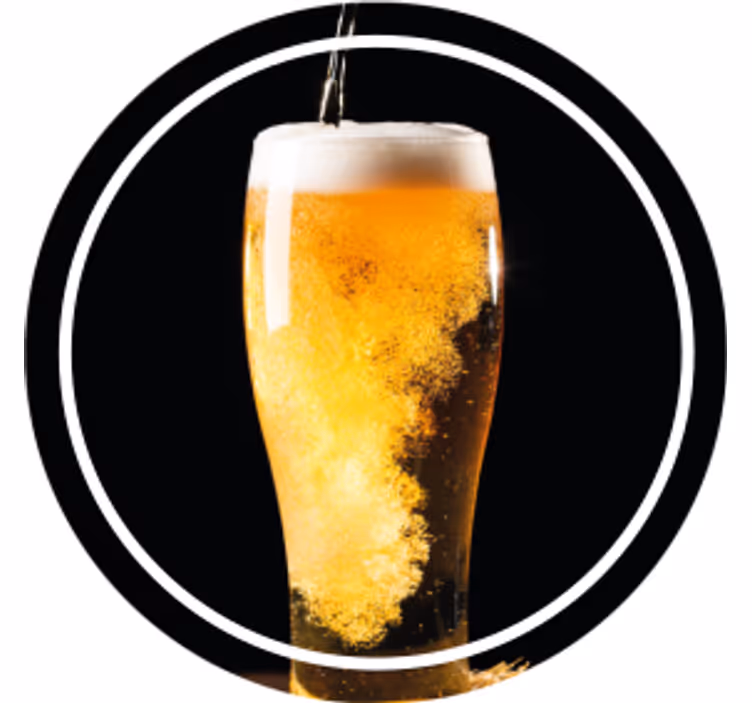 Bases para copos de cerveja Copo de cerveja - TenStickers