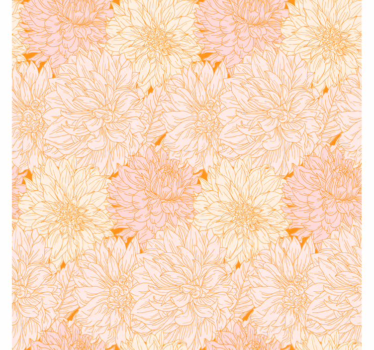 Bases para copos de arranjo com motivo floral - TenStickers