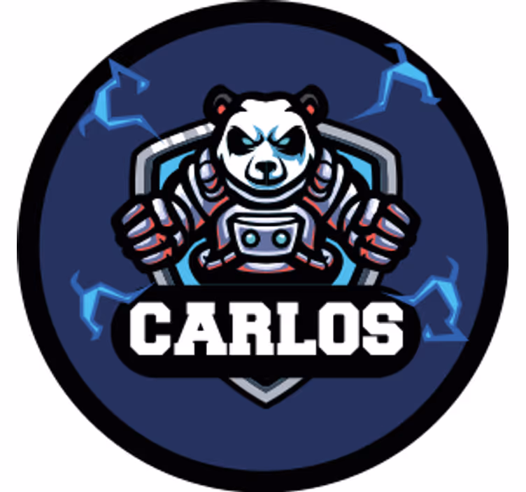 Bases para copos cerveja emblema de panda com nome - TenStickers