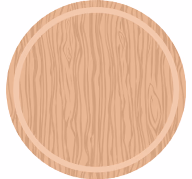 Bases para copos de superfície em madeira - TenStickers