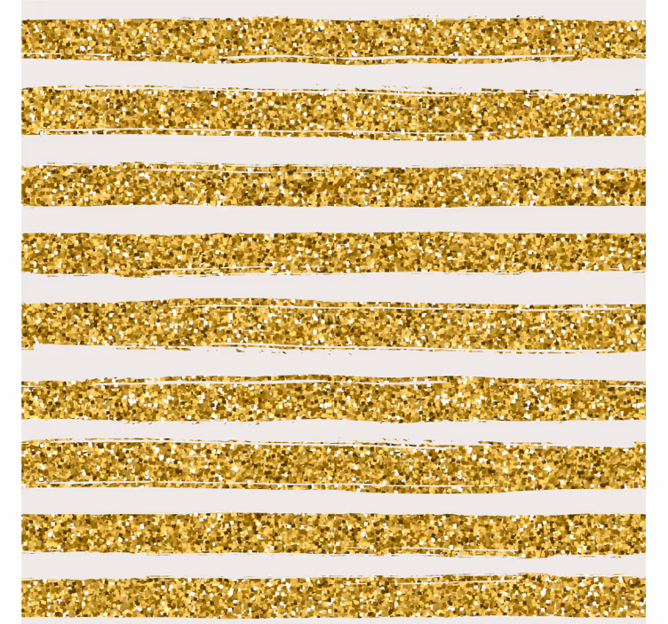 Bases para copos de padrão listrado com glitter - TenStickers