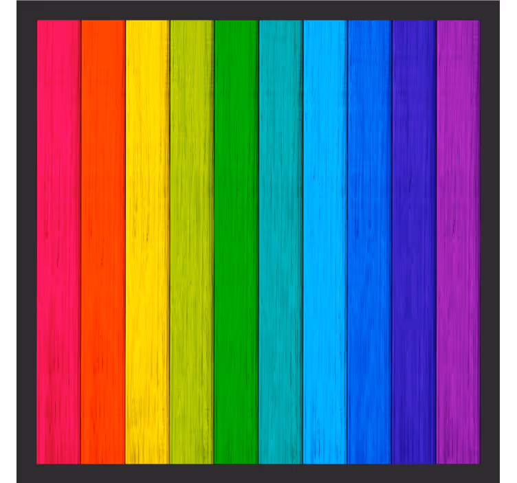 Bases para copos de listras coloridas vibrantes - TenStickers