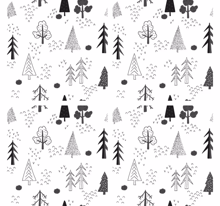 Bases para copos de arte em linhas naturais - TenStickers