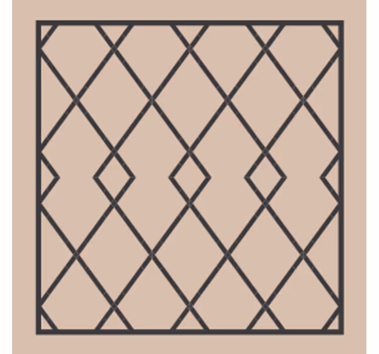 Bases para copos de composição geométrica overlay - TenStickers
