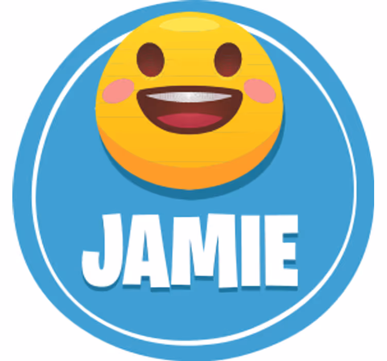 Bases para copos personalizáveis com rosto sorridente - TenStickers