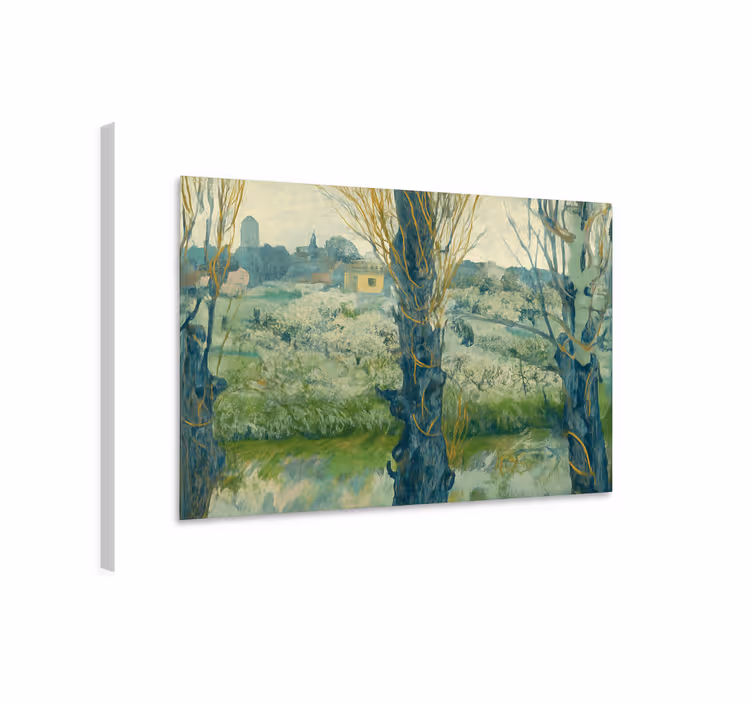Quadro de arte vista de arles van gogh - TenStickers