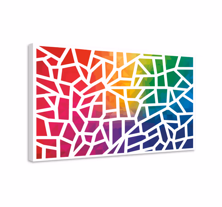 Quadro mosaico Mosaico de colores - TenStickers