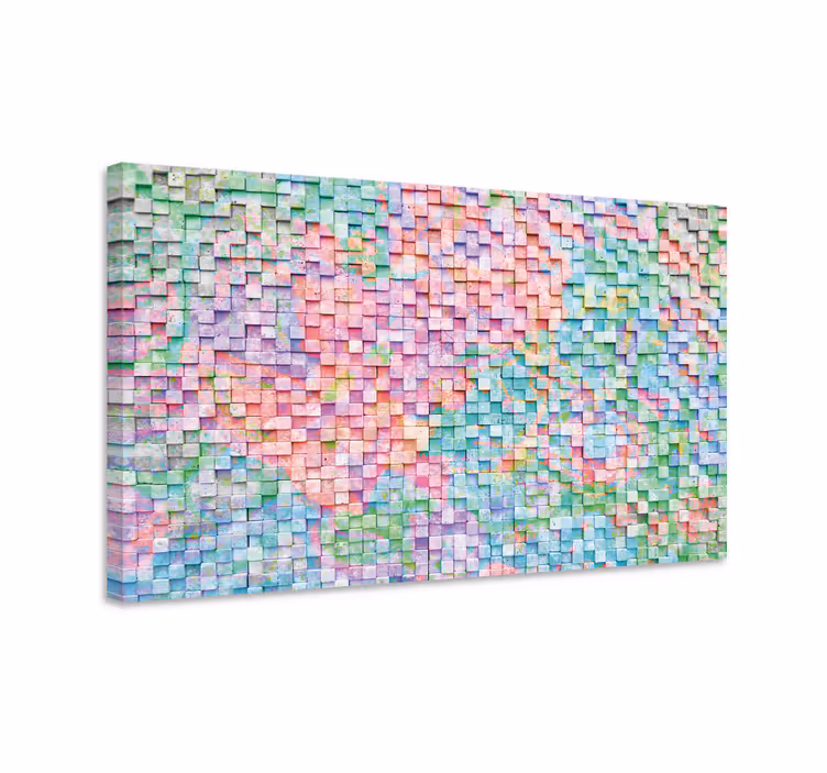 Quadro mosaico Mosaico cuadros colores - TenStickers