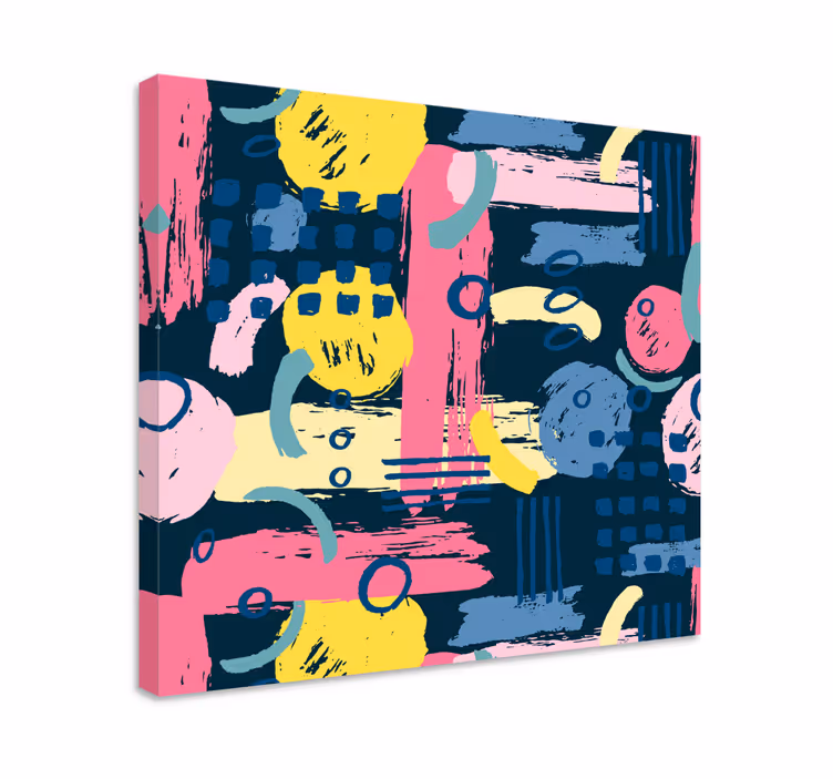Quadro abstrato Abstrato colorido - TenStickers