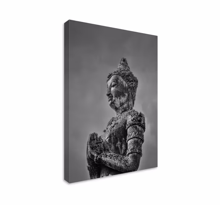 Quadro buda Buda cinza - TenStickers
