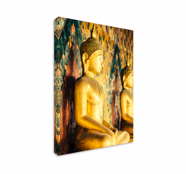Quadro buda Perfil de budas - TenStickers