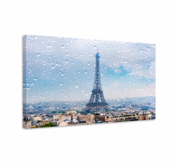 Quartos de cidades esquema da torre eiffel - TenStickers