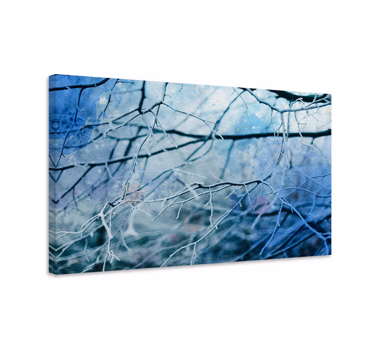 Quadro de árvores Galhos de árvores de inverno - TenStickers