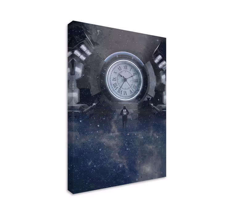 Quadro de arte Tempo e espaço - TenStickers