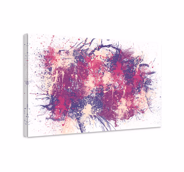 Quadro de arte Respingo manchado - TenStickers