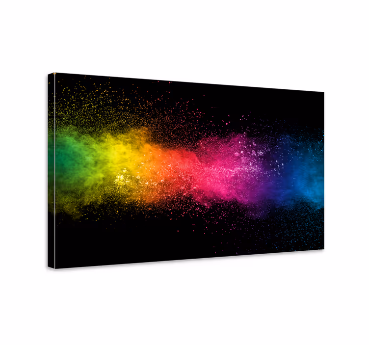 Quadro abstrato Respingo multicolor - TenStickers