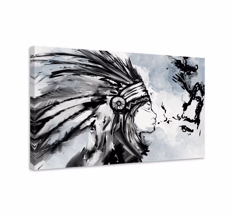Quadro de arte Pluma americana nativa - TenStickers