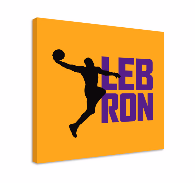 Quadro juvenil Lebron james basquete legal - TenStickers