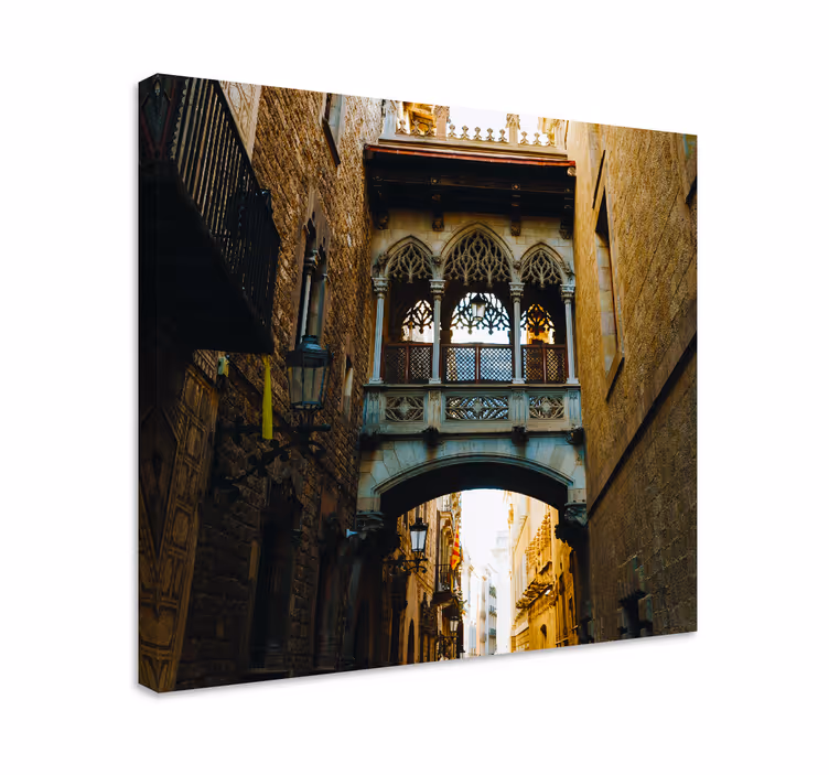 Quartos de cidades com vista para o arco gótico - TenStickers