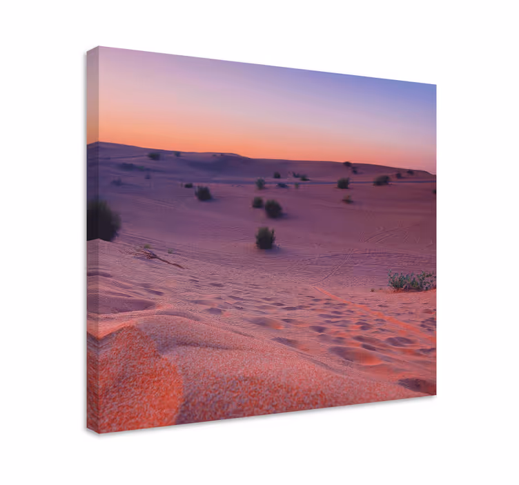 Quadro de paisage Deserto durante o pôr do sol - TenStickers