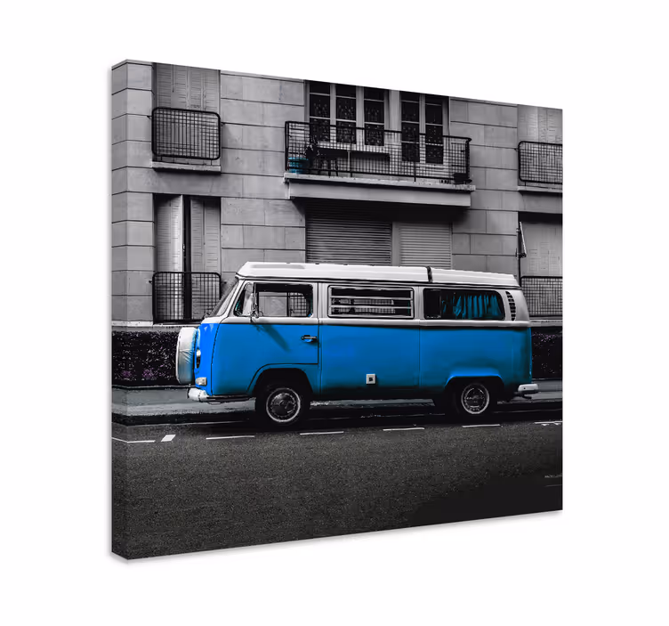 Quadro decorativo para sala Combi azul velho - TenStickers