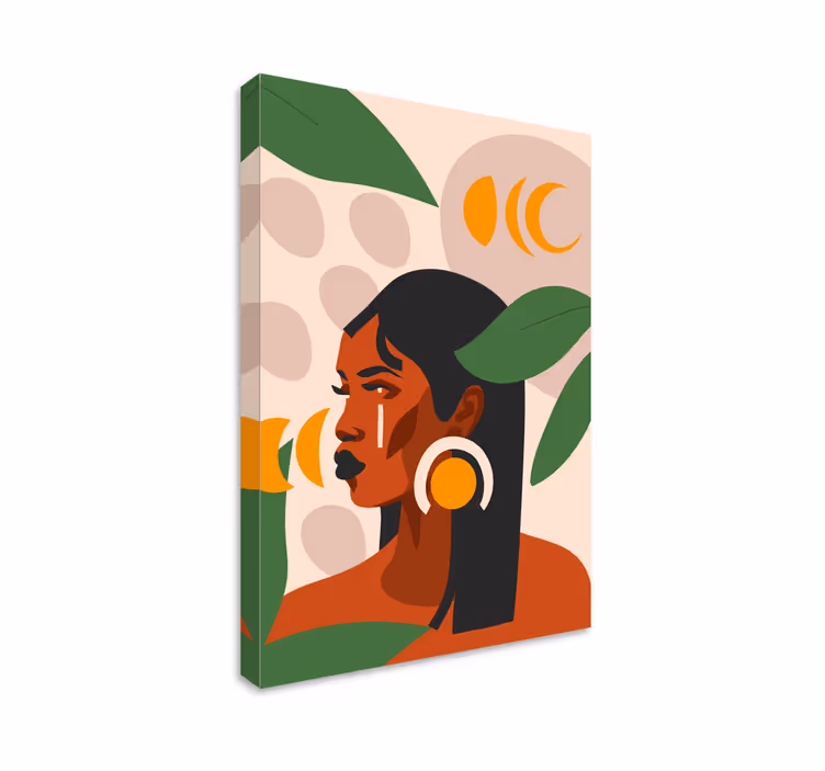 Quadro para quarto Mulher bonita étnica - TenStickers