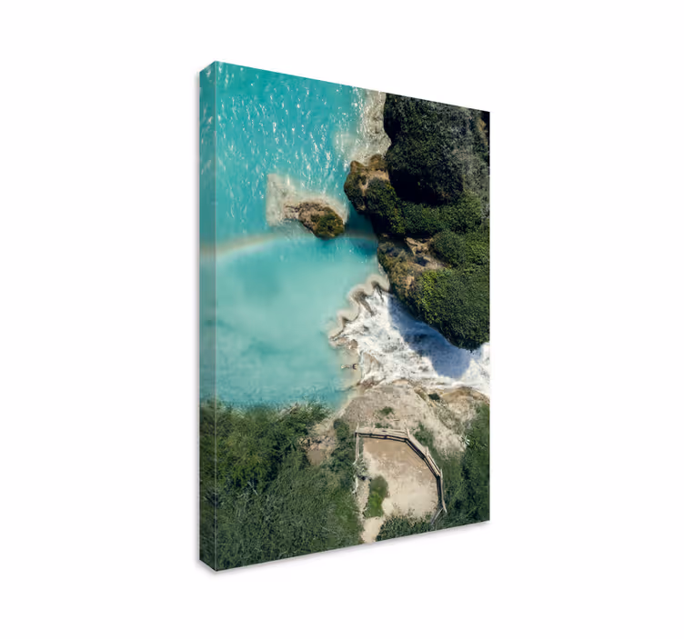 Quadro de paisage Conexão de lago e mar - TenStickers