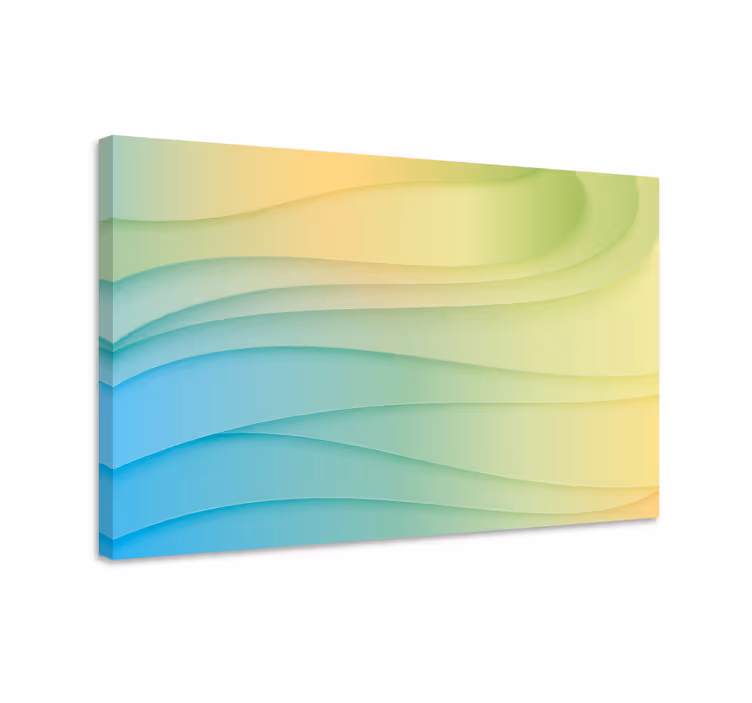 Quadro 3D Formas abstratas modernas - TenStickers