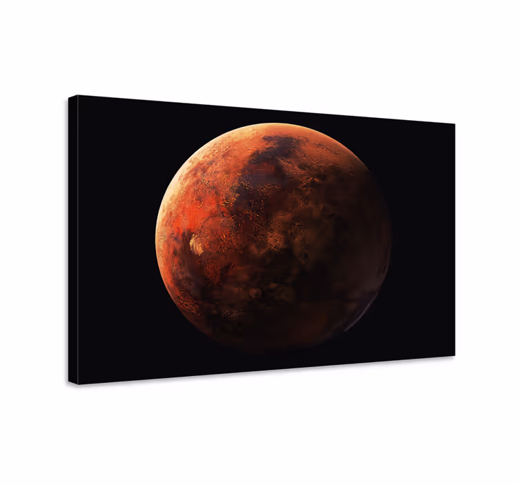 Quadro 3D Marte vermelho - TenStickers