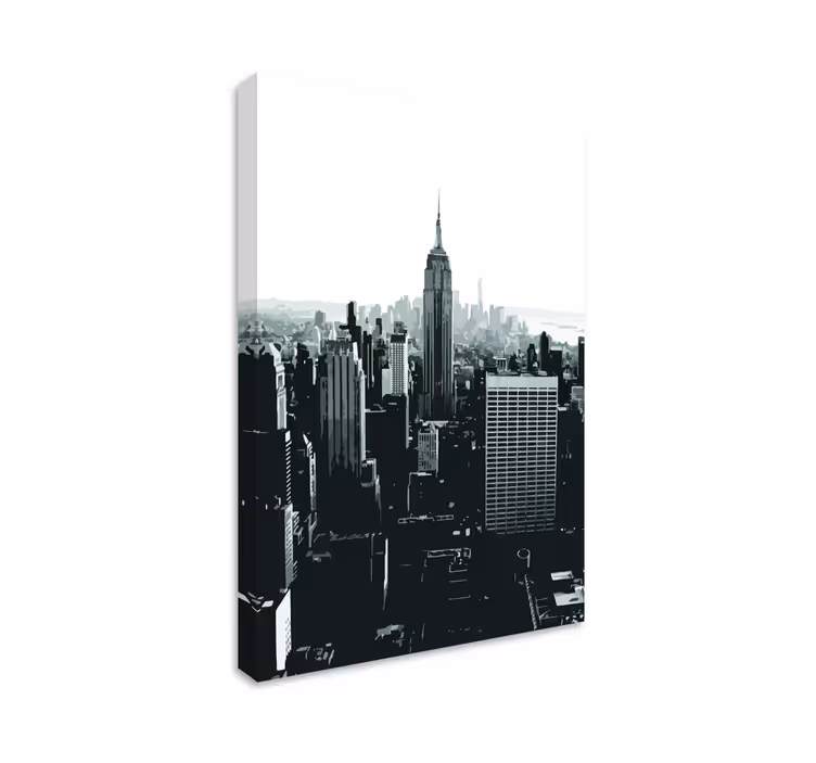 Quartos de cidades Foto em preto e branco de nova york - TenStickers