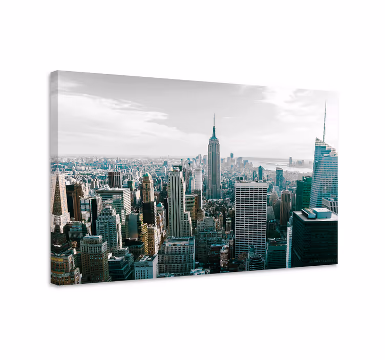 Quartos de cidades com vista para o horizonte de nova iorque - TenStickers